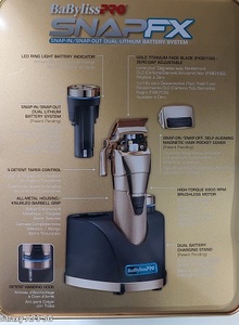 מכונת תספורת BaBylissPRO SNAPFX FX890 בייביליס פרו