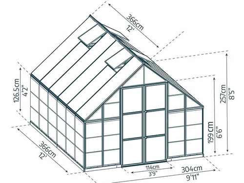 חממה ביתית 3x3.6 Balance מק