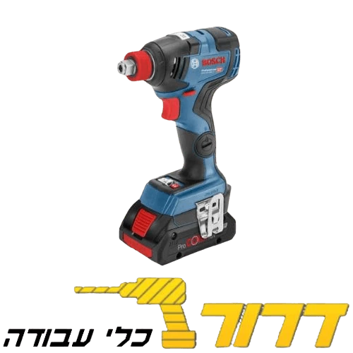 סט נטען מקצועי 18V אימפקט רטיטה + פטישון + משחזת + 2 סוללות BOSCH 15990.L95 6Ah+8Ah