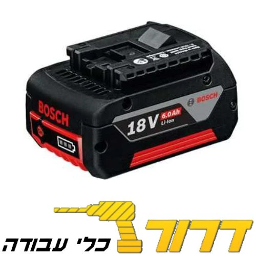 סט נטען מקצועי 18V אימפקט רטיטה + פטישון + משחזת + 2 סוללות BOSCH 15990.L95 6Ah+8Ah