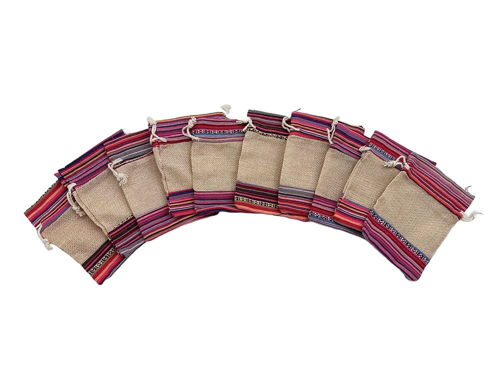 יוטה ורוד צבעוני- 10 יחידות בחבילה מעורב צבעים 9.5X12