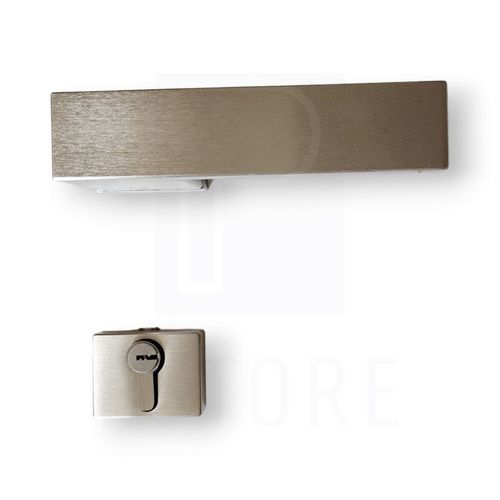 זוג ידיות לדלת דגם Z2356 ניקל מט