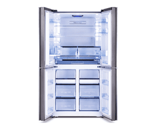 Hisense מקרר 4 דלתות RQ81WC4S/WGPK בנפח 629 ל