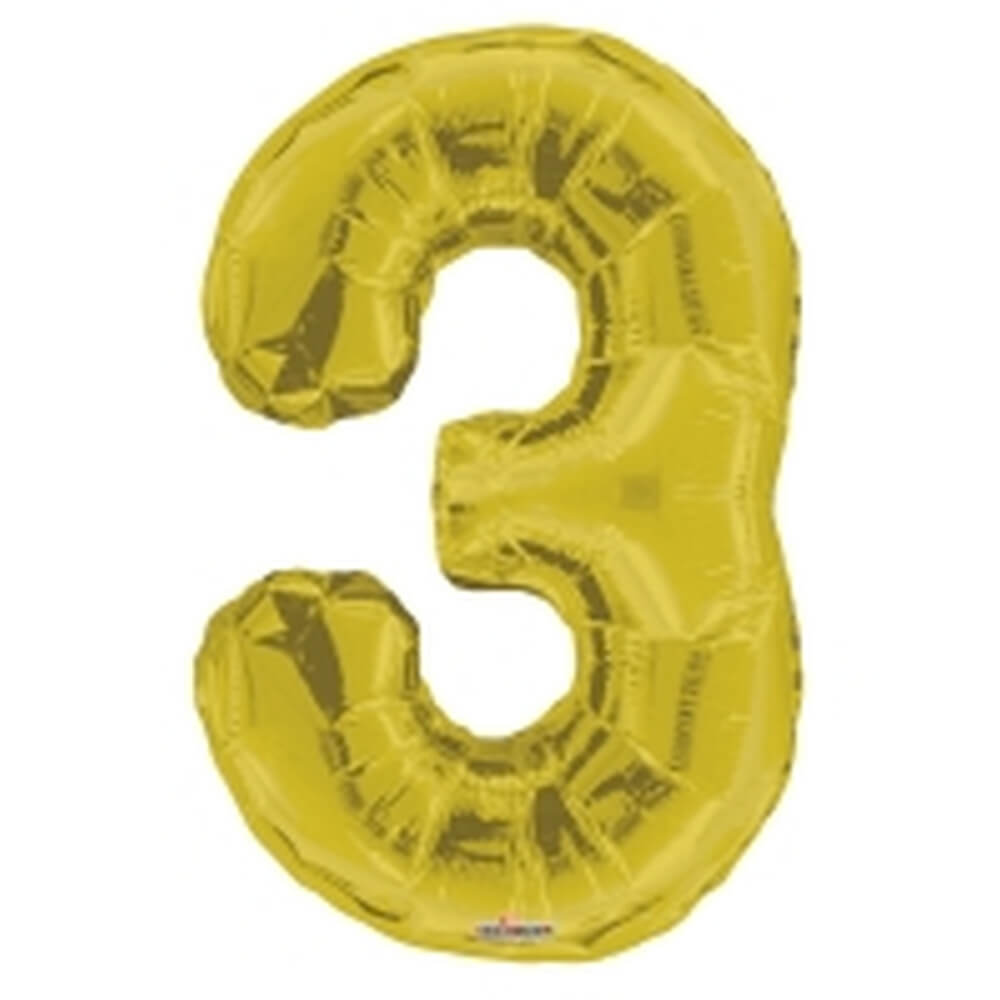 34" ספרה 3 זהב