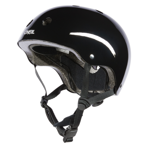 קסדת אופניים BMX O'NEAL DIRT LID HELMET בצבע שחור עם מעטפת ABS חזקה, סגירה מגנטית Fidlock ומערכת אוורור מתקדמת. מק