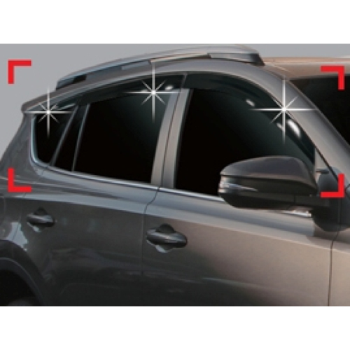 מגן רוח לרכב טיוטה ראב-4 מ-2013-2018 תוצרת AUTOCLOVER קוריאה - סט 6 חלקים הדבקה חיצונית