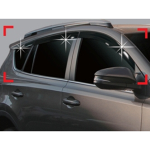 מגן רוח לרכב טיוטה ראב-4 מ-2013-2018 תוצרת AUTOCLOVER קוריאה - סט 6 חלקים הדבקה חיצונית