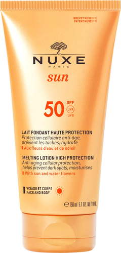Nuxe Paris Sun 50 SPF 150ML Melting Lotion Hige Protection For Face And Body SPF-50