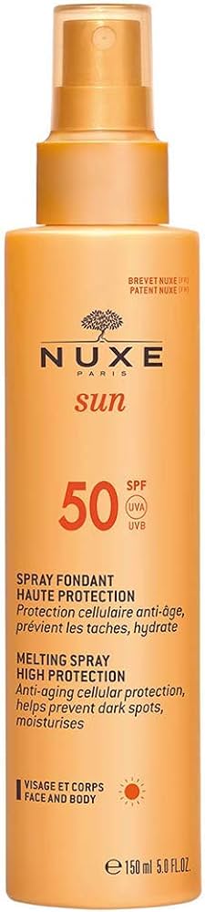 Nuxe Paris Sun 50 SPF 150ML Melting Spray Hige Protection For Face And Body SPF-50