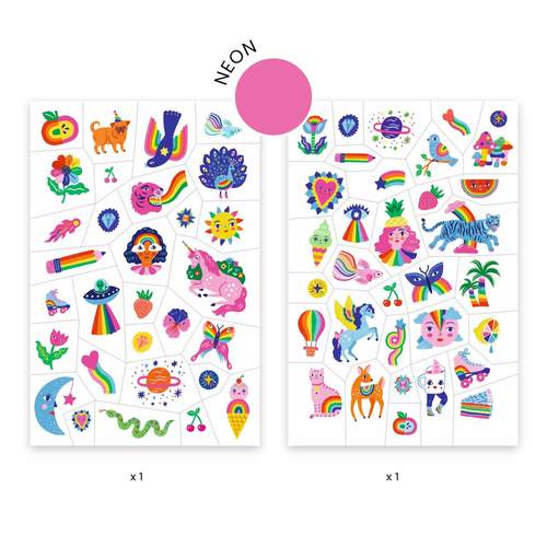 קעקועים -  קשתות צבעוניות