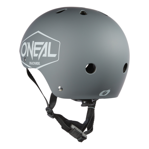 קסדת BMX אוניל DIRT LID HELMET ICON GRAY דגם 579 עם מעטפת ABS חזקה, סגירה מגנטית Fidlock ומערכת אוורור אופטימלית עם 11 פתחים לרכיבת אופניים בטוחה ונוחה
