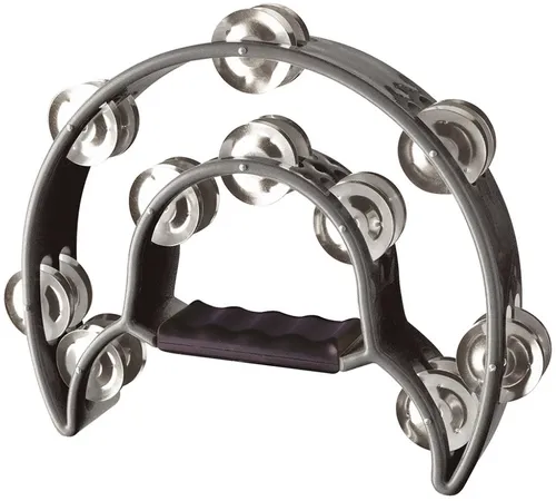טמבורין חצי ירח בצבע שחור Stagg TAB-1BK