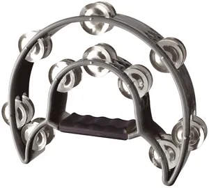 טמבורין חצי ירח בצבע שחור Stagg TAB-1BK