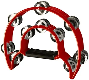 טמבורין שתי שורות מצלצלים אדום Stagg TAB-1 RD