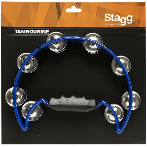 טמבורין חצי ירח בצבע כחול Stagg TAB-2 BL