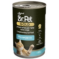 דר פט גולד דגי אוקיינוס בג'לי לחתול 400 גרם DR PET GOLD