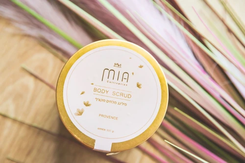 פילינג מלחים מקציף לגוף בניחוח פרובאנס 500gr -  Mia Cultivation Body Scrub 
