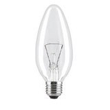 נורת ליבון נורה ליבון נר שקוף E27/40W Philips 
