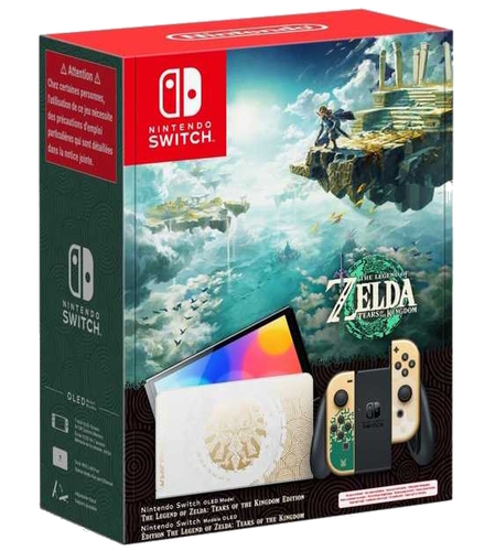 Nintendo Switch OLED Console The Legend of Zelda: Tears of the Kingdom יבואן רשמי