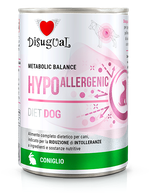 מזון מלא רפואי בשימורים - HYPOALLERGENIC היפואלרגני לכלבים עם ארנב 400 גרם