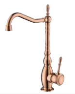 ברז מטבח מסדרת Antique בצבע Rose gold