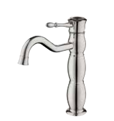 ברז גבוה מסדרת Antique בצבע Brushed Nickel