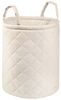 סל אחסון גדול, מעוצב ומרופד מבד 100% כותנה מסדרת KEEP IT SIMPLE - אבן