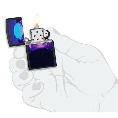 מצת זיפו שקיעה – זוהר באור אולטרה סגול כותרת