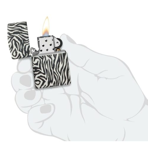 זיפו הדפס זברה מתנה לגבר שלי ZIPPO
