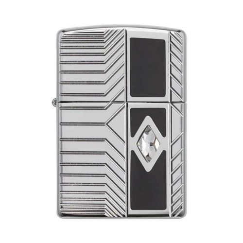 מצית זיפו אלגנטית, משובצת קריסטל ZIPPO