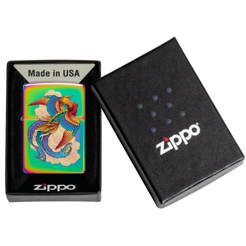 מצית זיפו פניקס צבעוני ZIPPO מתנה לגבר