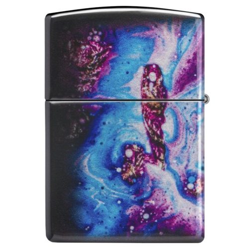 מצית זיפו ערפילית חלל סגולה (Nebula)כותרת
