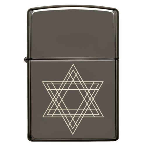 זיפו מגן דוד בחריטת לייזרכותרת