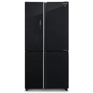 מקרר 4 דלתות זכוכית שחורה SHARP דגם SJ-8960BK