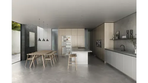 מקרר אינטגראלי עם מקפיא תחתון Gaggenau דגם: RB289300