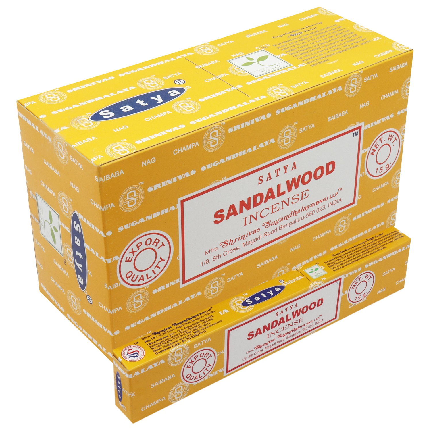 חבילת קטורת סאטיה סנדלווד - SATYA SANDALWOOD PACK