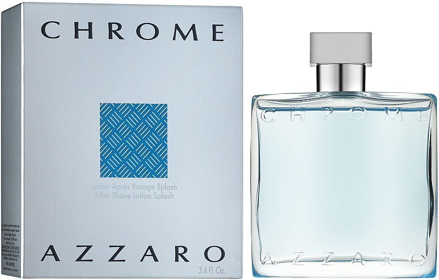  Chrome Azzaro 100ML After Shave אפטר שייב אזארו כרום לגבר