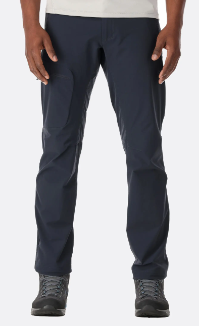 מכנסי טיולים ארוכים לגברים Incline Pants אפור כהה - Rab