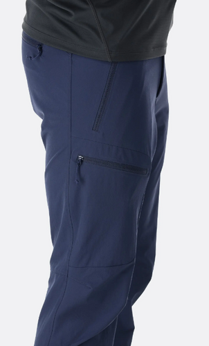 מכנסי טיולים ארוכים לגברים Incline Pants אפור כהה -  Rab