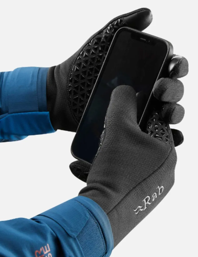 כפפות לגברים Phantom Contact Grip Rab  שחורות - Rab