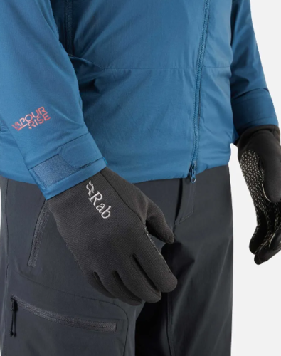 כפפות לגברים Phantom Contact Grip Rab  שחורות - Rab