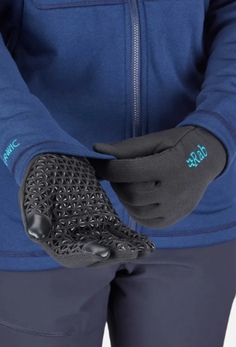 Guanti Rab Phantom Grip - Traspiranti, Nero, Taglia M, Per Outdoor E Arrampicata - Foto 10