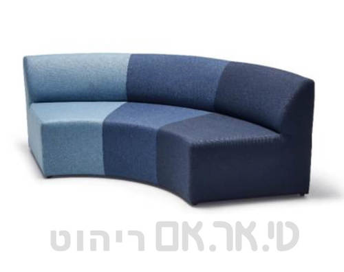 ספה רבע עיגול דגם ויפר