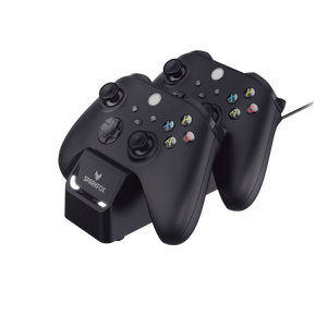 ערכת טעינה כפולה לבקרי XBOX מבית Sparkfox