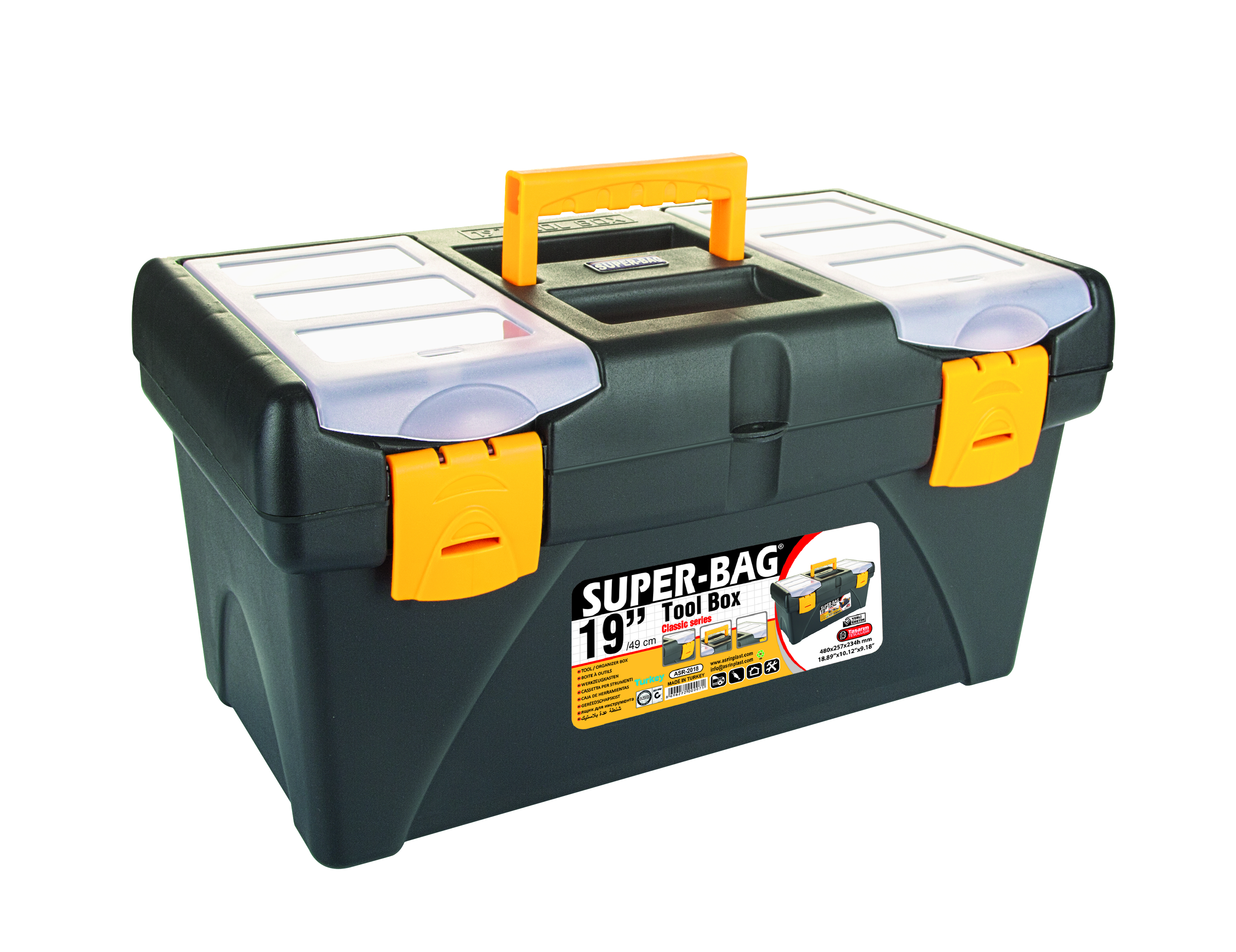 ארגז כלים 19 SUPER BAG איכותי ומקצועי מאוד לעמידות לאורך זמן מבית CRAFT