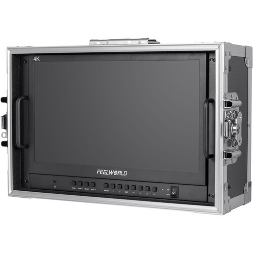 מוניטור 15.6 אינץ מסך מפוצל FeelWorld SEETEC כולל מזוודת נשיאה