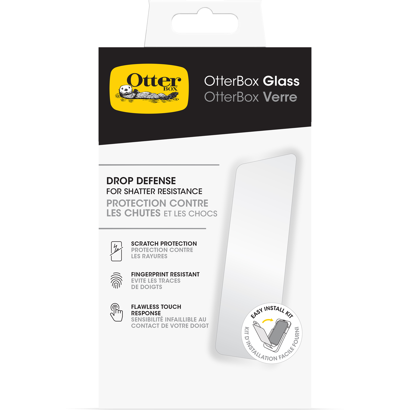 מגן זכוכית OtterBox Premium ל iPhone 15 Pro