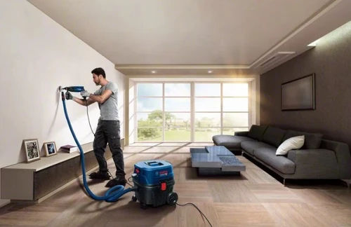 סט שואב אבק בוש GAS 12-25 + מלטשת קירות ג'ירפה Bosch GTR 550