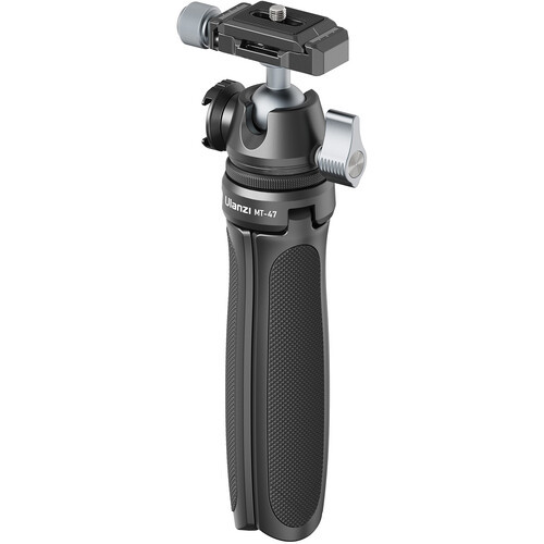 Ulanzi MT-47 חצובה שולחנית טלסקופית מתכתית עם פלטת Arca-Type וראש כדורי 