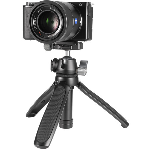 Ulanzi MT-47 חצובה שולחנית טלסקופית מתכתית עם פלטת Arca-Type וראש כדורי 